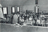 Sunday School in the new hall 1962